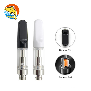 Factory price vaporizer cartridge cbd empty 0.5ml 1ml screw on 510 vape cartridges with packaging